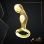 Jaguar Golden Glass Dildo GD-009