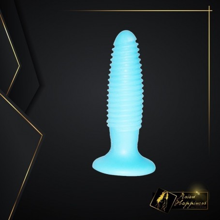 Ribbed Fat Anal Dildo AD-010