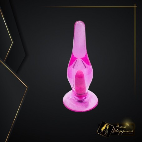 Crystal Anal Vibrating Butt Plug With Suction Cup AD-025