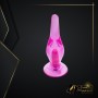 Crystal Anal Vibrating Butt Plug With Suction Cup AD-025