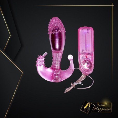 Triple Stimulatton Super Strong Soft Rabbit Vibrator RV-016