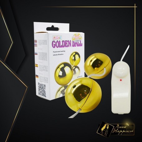 Multi Speed Golden Ben Wa Vibrating Balls Anal Vaginal BV-013