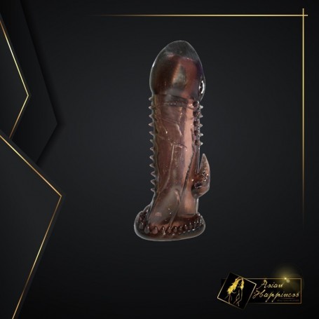 Ultra Flexible soft cock sleeve penis extender PES-017