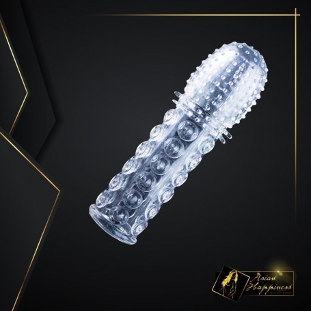 Crystal Penis Sleeve Textured Extension PES-021