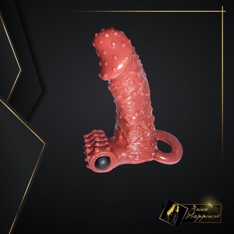 BRAVE MAN BAILE Vibration ChocoPenis Extension Sleeve PES-023