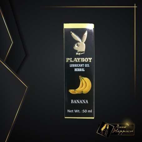 Playboy Lubricant Water Based Gel - Banana Flavoured CGS-031