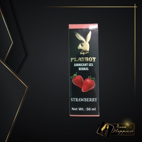 Playboy Lubricant Water Based Gel - Strawberry Flavoured CGS-034