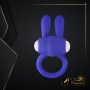 Kingfansion Mini Vibrating Rabbit Cock Ring (Blue) CR-017